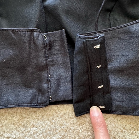 [NEW] Indian Pakistani Lehenga Choli Skirt Blouse Modern Black Gold XS/S - Picture 9 of 11